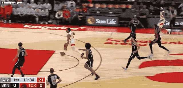 由AI生成, 中距离投篮, 猛龙五分险